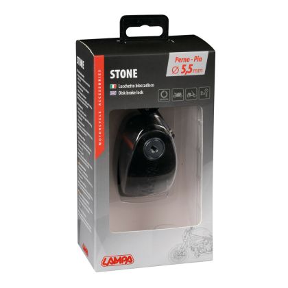 Disc lock Stone black 90588