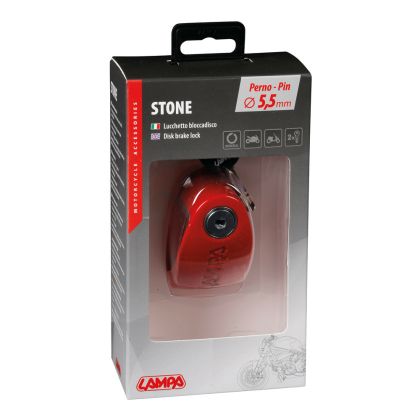 Κλειδαριά δίσκου Stone red 90589