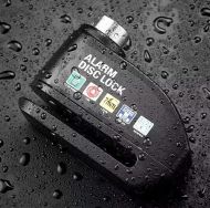 Brake disc lock with alarm