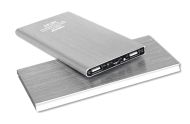 Power bank 20000 mAh slim - silver