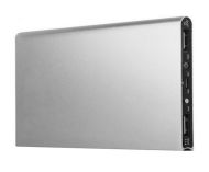 Power bank 20000 mAh slim - silver