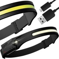 Powerful LED headlamp + flashlight