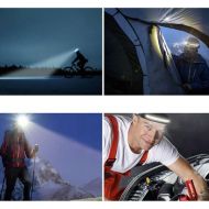 Powerful LED headlamp + flashlight