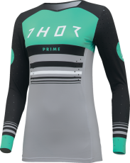 Дамско мотокрос джърси THOR PRIME BLAZE BLACK/TEAL
