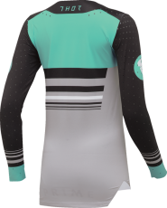 Дамско мотокрос джърси THOR PRIME BLAZE BLACK/TEAL