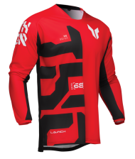 Tricou de motocross THOR LAUNCHMODE FORGE RED