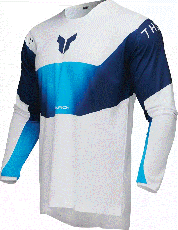 Tricou Motocross THOR LAUNCHMODE STORM BLUE