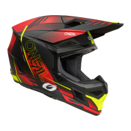 Мотокрос каска O'NEAL 3SERIES HAZE BLACK/RED/NEON YELLOW V.26