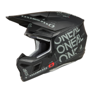 Motocross helmet O'NEAL 3SERIES STATIC BLACK/GRAY V.25