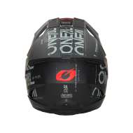 Motocross helmet O'NEAL 3SERIES STATIC BLACK/GRAY V.25