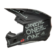 Motocross helmet O'NEAL 3SERIES STATIC BLACK/GRAY V.25