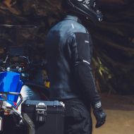 Textile motorcycle jacket SPIDI Mission-T H2Out Black/Ice