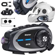 Motorcycle Bluetooth Intercom Q29 Helmet Headset with Conference Call and Camera
