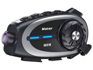 Motorcycle Bluetooth Intercom Q29 Helmet Headset with Conference Call and Camera