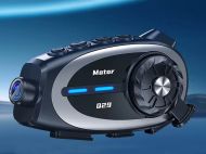 Motorcycle Bluetooth Intercom Q29 Helmet Headset with Conference Call and Camera