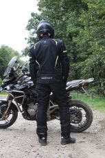 Geacă sport de vară pentru motocicletă cu membrană impermeabilă Modeka Yannik Air Negru/Galben