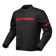 Geacă sport de vară pentru motocicletă Modeka Jano Air Negru/Roșu