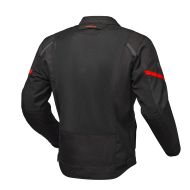 Geacă sport de vară pentru motocicletă Modeka Jano Air Negru/Roșu