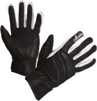 Mănuși moto damă Modeka Camira Negru/Alb