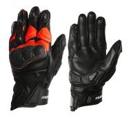 Modeka Evox Short Kangaroo Leather Gloves 401 Black/Red