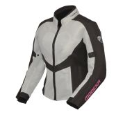 Sporty, touring women's summer motorcycle jacket Modeka Emma Air Light/Grey