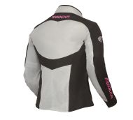 Sporty, touring women's summer motorcycle jacket Modeka Emma Air Light/Grey