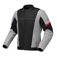 Geacă sport de vară pentru motocicletă Modeka Jano Air Negru/Gri Deschis