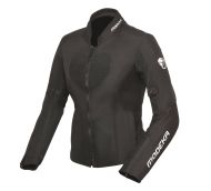 Sporty, touring women's summer motorcycle jacket Modeka Emma Air Black