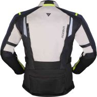 Geacă de motocicletă touring 4 sezoane Varus Gri Deschis/Albastru