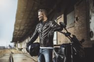 Leather Moto Jacket Modeka Ruven