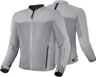 Спортно туристическо лятно мото яке SHIMA Openair Grey + Протектор за гръб