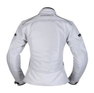 Sporty touring women's summer motorcycle jacket Modeka Veo Air Light Grey