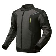 Geacă de motocicletă sport de vară Modeka Khao Air II Negru/Gri închis