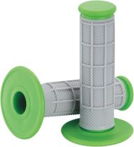 Mânere Qualifier half waffle gri/verde MOOSE RACING 1MG0715-EGM