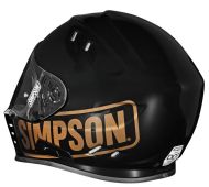 SIMPSON VENOM Logo ST BK Helmet