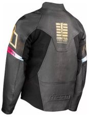 Leather jacket ICON Contra3™ RIZZ RIZZ BK