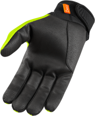Textile motorcycle gloves ICON ANTHEM 2 - HI-VIZ