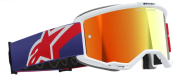 Мотокрос очила ALPINESTARS VISION 5 CORP RED/PURPLE MIRROR RED
