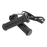 Moto grips with heating 12V Black - 90536