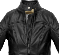 Women's leather motorcycle jacket SPIDI ROCK LADY Black