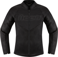 Women's textile motorcycle jacket ICON HOOLIGAN CE BLACK