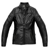 Women's leather motorcycle jacket SPIDI MACK LADY Black
