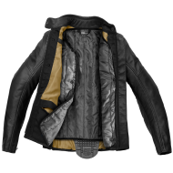 Women's leather motorcycle jacket SPIDI MACK LADY Black
