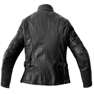 Women's leather motorcycle jacket SPIDI MACK LADY Black