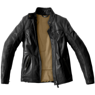 Women's leather motorcycle jacket SPIDI MACK LADY Black