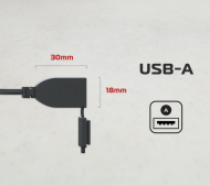 Κιτ φόρτισης OXFORD USB τύπου A 3.0 AMP