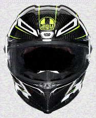 MOTORCYCLE HELMET AGV PISTA GP RR PERFORMANTE CARBON/YELLOW FLUO