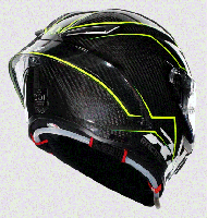 MOTORCYCLE HELMET AGV PISTA GP RR PERFORMANTE CARBON/YELLOW FLUO