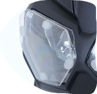 Стъклен протектор за фар R&G RACING Headlight shield Triumph Speed Triple 1200RR 22-24