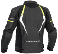 Textile motorcycle jacket Lindstrands Sandvik Black/yellow